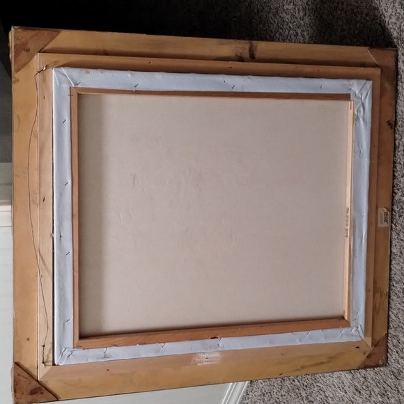 VTG Signed Robert Cox Still Life with Rose Oil on Canvas 29 x 25 1970s, Frame # - Picture 4 of 11